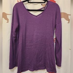 Open Back Long Sleeve Sweater